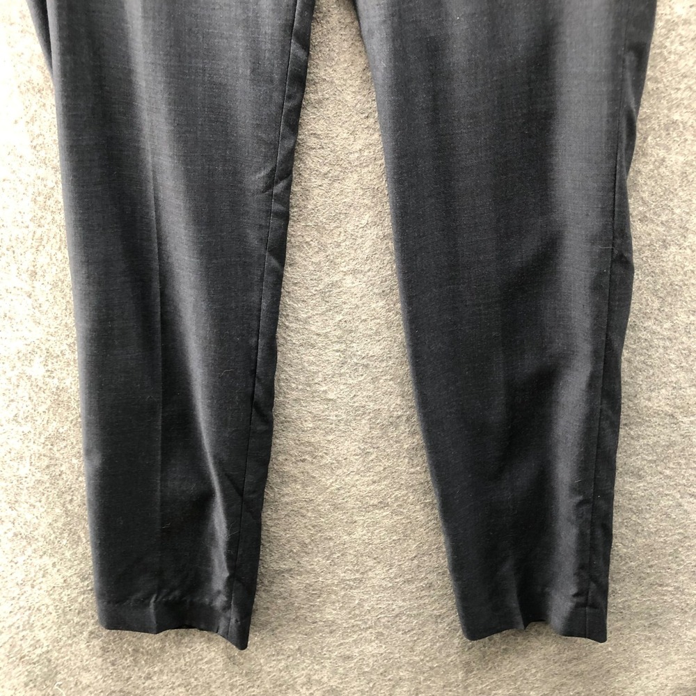 J.Crew Slim Ludlow Wool Dress Pants Mens 31x32 Charcoal Gray Flat Front - Picture 8 of 9